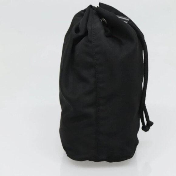 PRADA Pouch Nylon Black Silver Auth 132037 - Picture 3 of 16